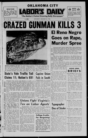 Oklahoma City Labor's Daily (Oklahoma City, Okla.), Vol. 2, No. 29, Ed. 1 Wednesday, December 26, 1956