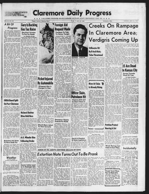 Claremore Daily Progress (Claremore, Okla.), Vol. 64, No. 235, Ed. 1 Tuesday, May 21, 1957