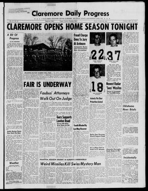 Claremore Daily Progress (Claremore, Okla.), Vol. 65, No. 65, Ed. 1 Friday, September 20, 1957