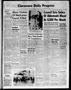 Thumbnail image of item number 1 in: 'Claremore Daily Progress (Claremore, Okla.), Vol. 65, No. 157, Ed. 1 Wednesday, January 29, 1958'.