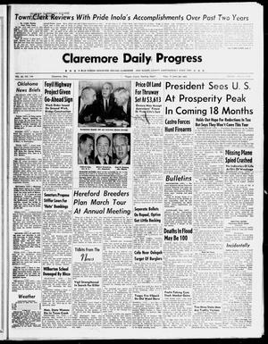 Claremore Daily Progress (Claremore, Okla.), Vol. 66, No. 144, Ed. 1 Friday, January 9, 1959