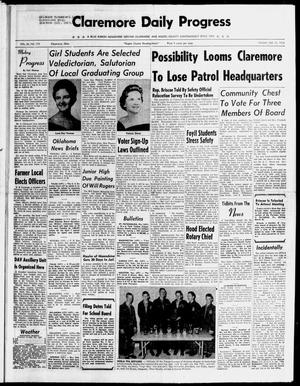 Claremore Daily Progress (Claremore, Okla.), Vol. 66, No. 179, Ed. 1 Friday, February 27, 1959