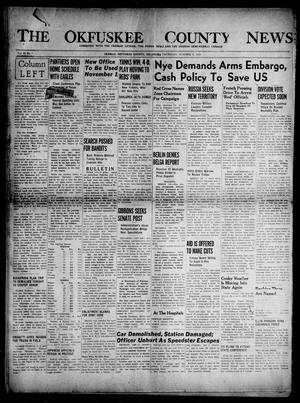 The Okfuskee County News (Okemah, Okla.), Vol. 35, Ed. 1 Thursday, October 5, 1939