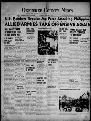 Okfuskee County News (Okemah, Okla.), Vol. 12, No. 19, Ed. 1 Thursday, December 28, 1944