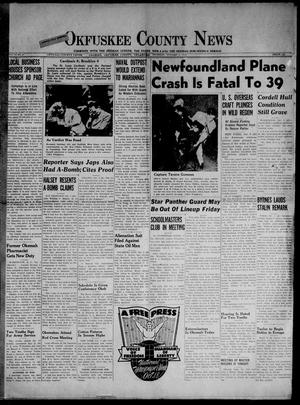 Okfuskee County News (Okemah, Okla.), Vol. 19, No. 2, Ed. 1 Thursday, October 3, 1946