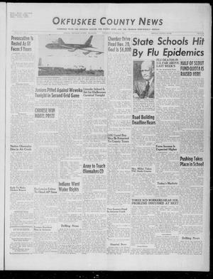 Okfuskee County News (Okemah, Okla.), Vol. 41, No. 2, Ed. 1 Thursday, October 31, 1957