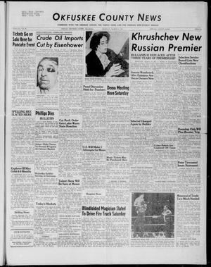 Okfuskee County News (Okemah, Okla.), Vol. 41, No. 23, Ed. 1 Thursday, March 27, 1958