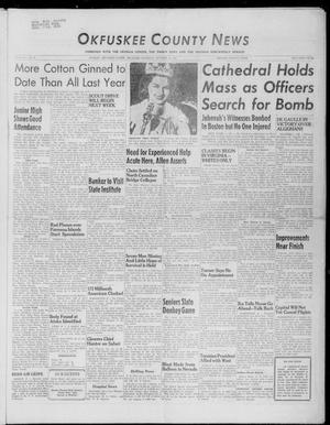 Primary view of object titled 'Okfuskee County News (Okemah, Okla.), Vol. 41, No. 51, Ed. 1 Thursday, October 16, 1958'.