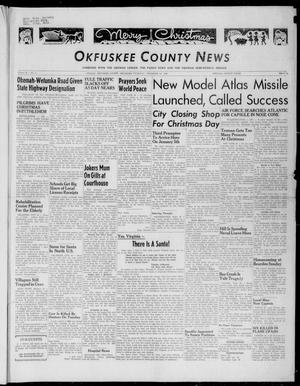 Okfuskee County News (Okemah, Okla.), Vol. 42, No. 9, Ed. 1 Thursday, December 25, 1958