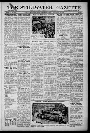 The Stillwater Gazette (Stillwater, Okla.), Vol. 35, No. 43, Ed. 1 Friday, September 19, 1924
