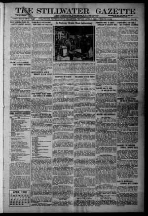 The Stillwater Gazette (Stillwater, Okla.), Vol. 36, No. 19, Ed. 1 Friday, April 3, 1925