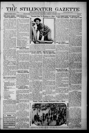 The Stillwater Gazette (Stillwater, Okla.), Vol. 33, No. 45, Ed. 1 Friday, October 6, 1922