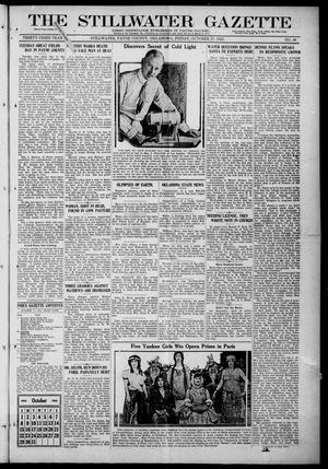 The Stillwater Gazette (Stillwater, Okla.), Vol. 33, No. 48, Ed. 1 Friday, October 27, 1922