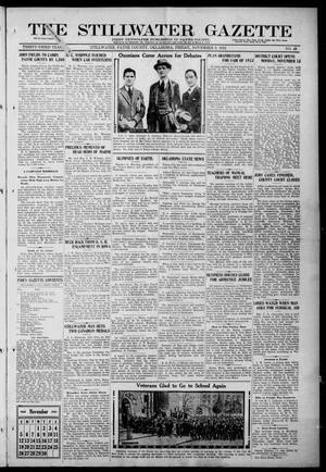 The Stillwater Gazette (Stillwater, Okla.), Vol. 33, No. 49, Ed. 1 Friday, November 3, 1922