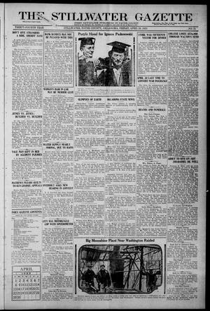 The Stillwater Gazette (Stillwater, Okla.), Vol. 44, No. 21, Ed. 1 Friday, April 20, 1923