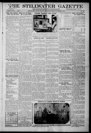 Primary view of object titled 'The Stillwater Gazette (Stillwater, Okla.), Vol. 44, No. 45, Ed. 1 Friday, October 5, 1923'.