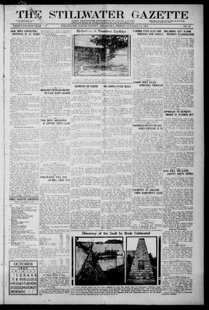 The Stillwater Gazette (Stillwater, Okla.), Vol. 44, No. 47, Ed. 1 Friday, October 19, 1923