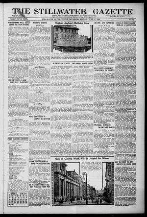 The Stillwater Gazette (Stillwater, Okla.), Vol. 35, No. 31, Ed. 1 Friday, June 27, 1924