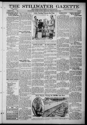 The Stillwater Gazette (Stillwater, Okla.), Vol. 33, No. 30, Ed. 1 Friday, June 23, 1922