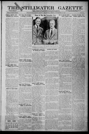 The Stillwater Gazette (Stillwater, Okla.), Vol. 36, No. 51, Ed. 1 Friday, November 13, 1925
