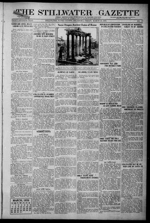 The Stillwater Gazette (Stillwater, Okla.), Vol. 37, No. 17, Ed. 1 Friday, March 19, 1926