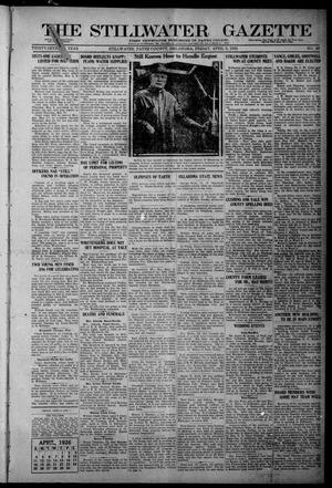 The Stillwater Gazette (Stillwater, Okla.), Vol. 37, No. 20, Ed. 1 Friday, April 9, 1926