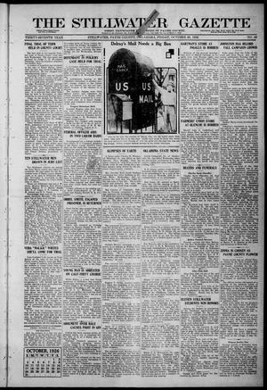 The Stillwater Gazette (Stillwater, Okla.), Vol. 37, No. 49, Ed. 1 Friday, October 29, 1926