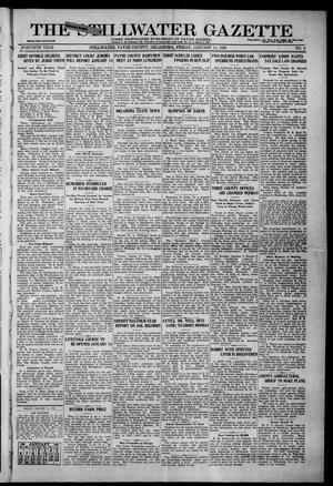 The Stillwater Gazette (Stillwater, Okla.), Vol. 40, No. 8, Ed. 1 Friday, January 11, 1929