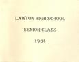 Yearbook: Lore Yearbook of Lawton High School, 1934
