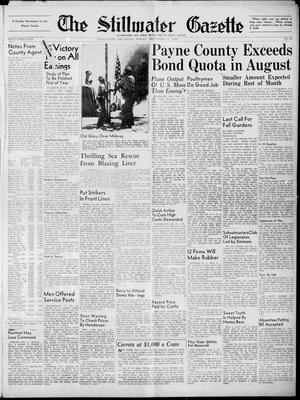 The Stillwater Gazette (Stillwater, Okla.), Vol. 53, No. 44, Ed. 1 Friday, September 11, 1942