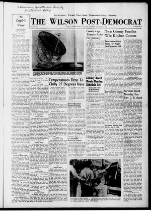 Primary view of object titled 'The Wilson Post-Democrat (Wilson, Okla.), Vol. 53, No. 4, Ed. 1 Thursday, December 1, 1960'.
