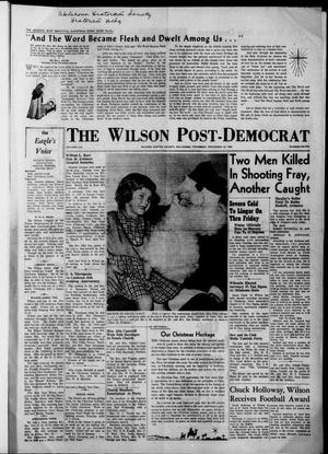 The Wilson Post-Democrat (Wilson, Okla.), Vol. 53, No. 7, Ed. 1 Thursday, December 22, 1960