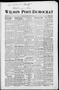 Thumbnail image of item number 1 in: 'Wilson Post-Democrat (Wilson, Okla.), Vol. 49, No. 30, Ed. 1 Thursday, May 30, 1957'.