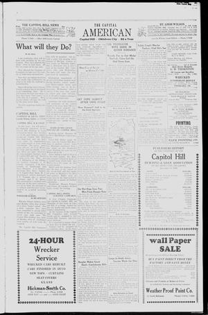 The Capital American (Oklahoma City, Okla.), Vol. 8, No. 3, Ed. 1 Saturday, January 17, 1931