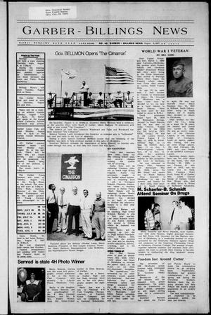 Garber-Billings News (Garber, Okla.), Vol. 86, No. 40, Ed. 1 Thursday, August 6, 1987