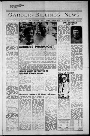 Garber-Billings News (Garber, Okla.), Vol. 86, No. 52, Ed. 1 Thursday, October 29, 1987