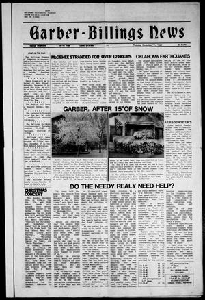 Garber-Billings News (Garber, Okla.), Vol. 87, No. 7, Ed. 1 Thursday, December 17, 1987