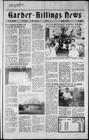 Garber-Billings News (Garber, Okla.), Vol. 87, No. 38, Ed. 1 Thursday, August 4, 1988