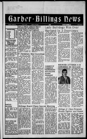 Garber-Billings News (Garber, Okla.), Vol. 87, No. 6, Ed. 1 Thursday, December 8, 1988