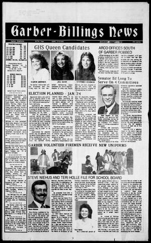 Garber-Billings News (Garber, Okla.), Vol. 87, No. 10, Ed. 1 Thursday, January 5, 1989
