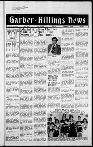 Garber-Billings News (Garber, Okla.), Vol. 88, No. 15, Ed. 1 Thursday, February 8, 1990
