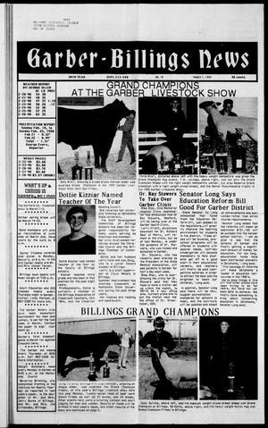 Garber-Billings News (Garber, Okla.), Vol. 88, No. 18, Ed. 1 Thursday, March 1, 1990