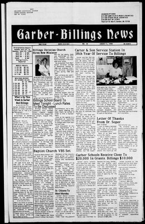 Garber-Billings News (Garber, Okla.), Vol. 88, No. 39, Ed. 1 Thursday, August 2, 1990