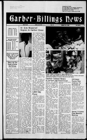 Garber-Billings News (Garber, Okla.), Vol. 88, No. 43, Ed. 1 Thursday, August 30, 1990