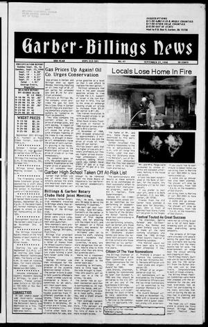 Garber-Billings News (Garber, Okla.), Vol. 88, No. 47, Ed. 1 Thursday, September 27, 1990