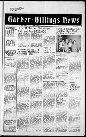 Garber-Billings News (Garber, Okla.), Vol. 89, No. 5, Ed. 1 Thursday, December 6, 1990
