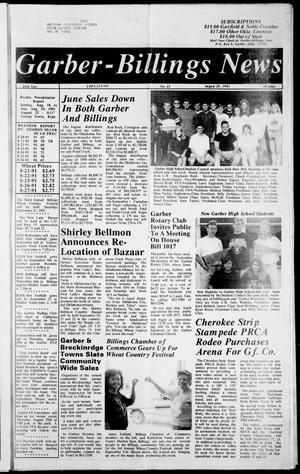 Garber-Billings News (Garber, Okla.), Vol. 89, No. 43, Ed. 1 Thursday, August 29, 1991