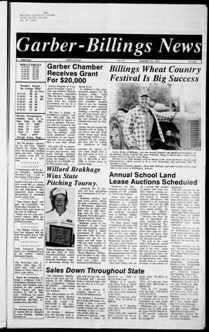 Garber-Billings News (Garber, Okla.), Vol. 89, No. 47, Ed. 1 Thursday, September 26, 1991