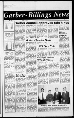 Garber-Billings News (Garber, Okla.), Vol. 90, No. 7, Ed. 1 Thursday, December 5, 1991