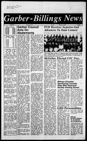 Garber-Billings News (Garber, Okla.), Vol. 90, No. 20, Ed. 1 Thursday, March 5, 1992